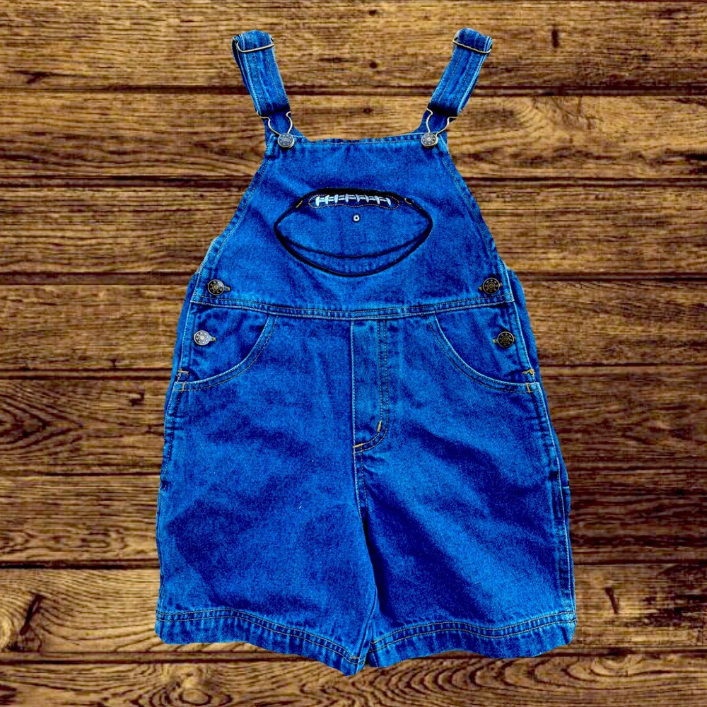 Denim Toddler Overall Shorts